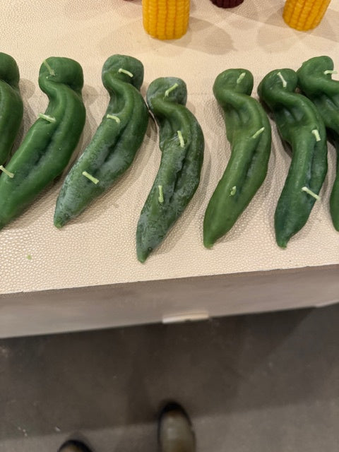 Candle Hatch Green Chile beeswax candle