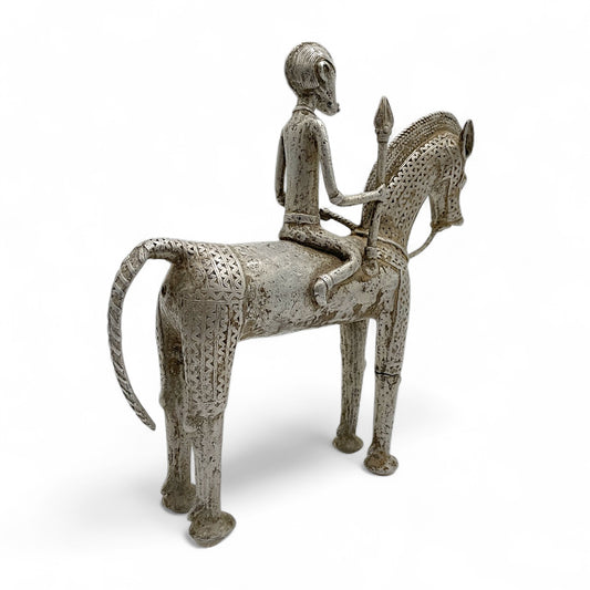 Bronze Horse with Rider – Mossi Tribe, Burkina Faso