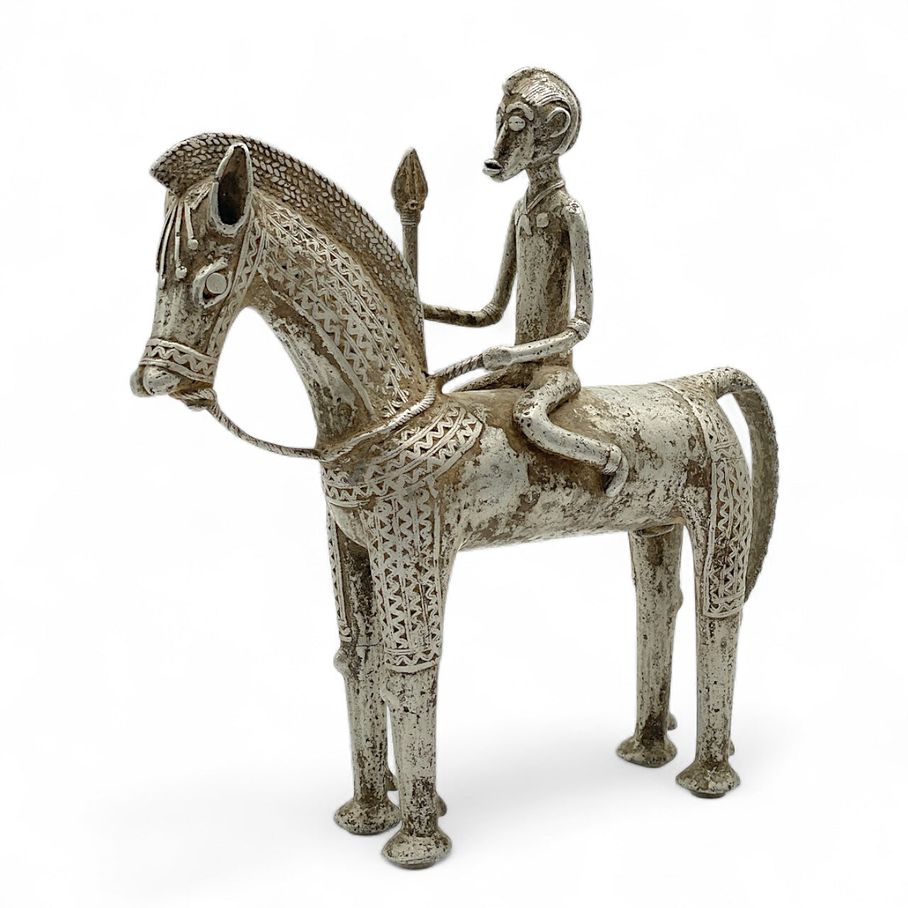 Bronze Horse with Rider – Mossi Tribe, Burkina Faso
