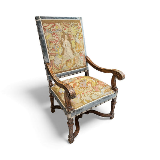 Pair of Antique Napoleon III Arm Chairs