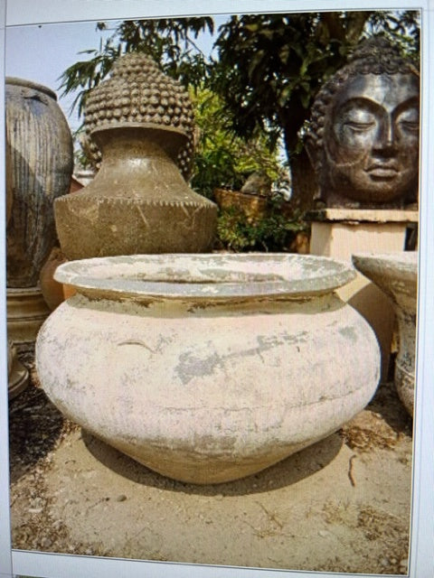 Beautiful Terra Cotta Pot With Rim 32H x 40 D