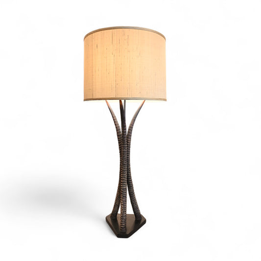 Exotic Triple Horn Table Lamp