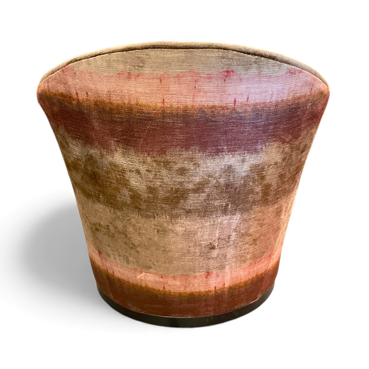 Cistern Swivel Chair in Brevard Mulberry Velvet