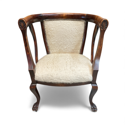 Antique Mahogany Tub Chair
