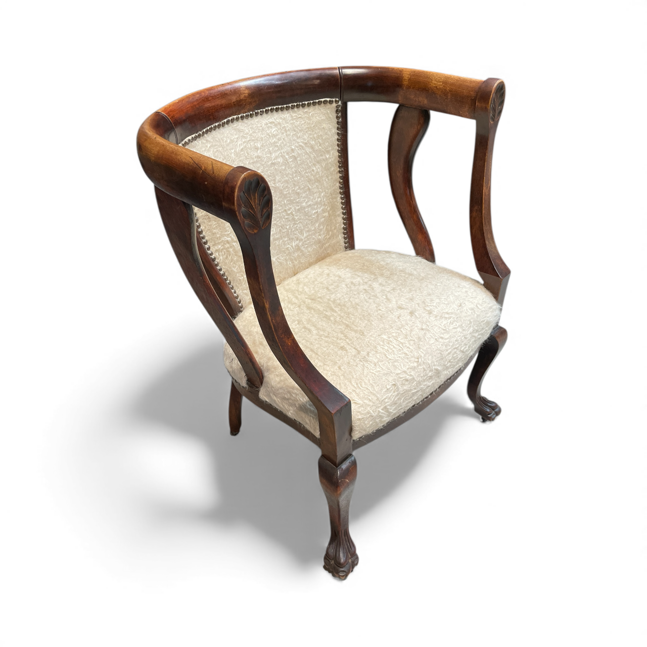 Antique Mahogany Tub Chair